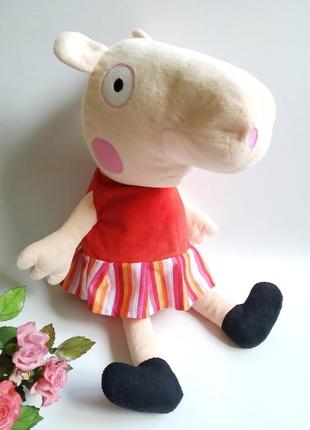 Большая мягкая игрушка свинка пеппа