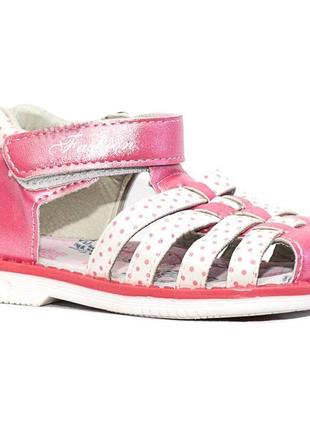 Сандали для девочки. босоножки для девочки сандалии детские ортопедические обувь детская, 26 размер (розовые)1 фото
