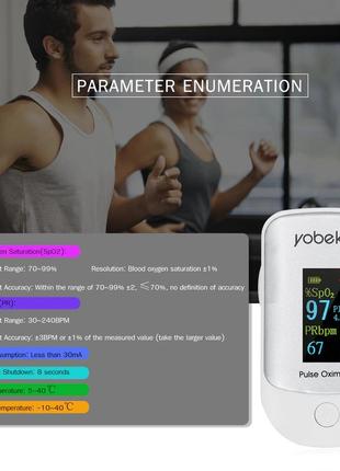 Пульсоксиметр на палец pulse oximeter x1805. оксиметр, пульсометр4 фото