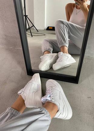 Adidas originals forum bold white жіночі білі повсякденні кросівки адідас на кожен день люкс женские белые повседневные кроссовки на каждый день4 фото