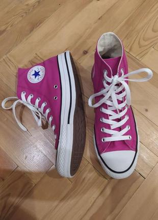 Темно-рожеві оригінальні конверси розмір 40 (25,5 см) converse original