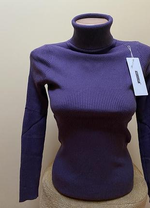 Баклажановий (фіолетовий) гольфик в рубчик 💜💜💜