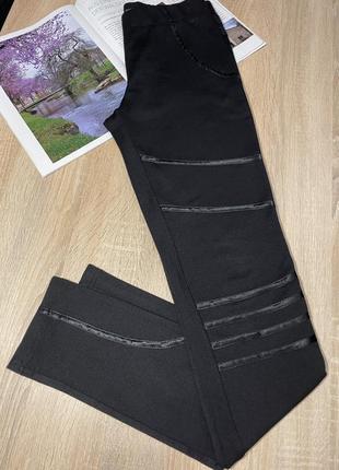 Леггинсы лосины женские чёрные sisters point