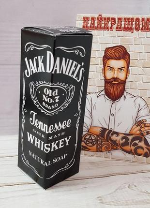 Мыло ручная работа подарки на день св. валентина "виски jack daniels"2 фото