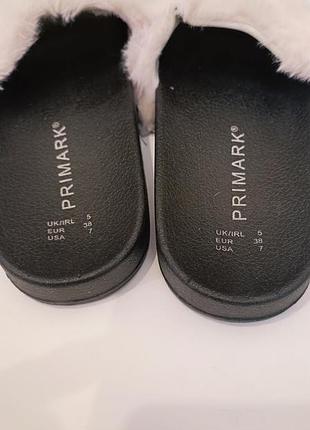 Шлепанцы primark 4