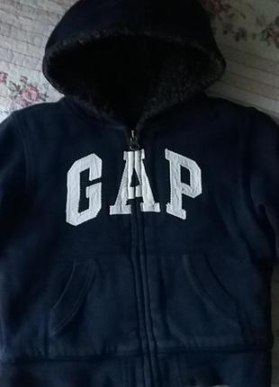 Толстовка от baby gap 2г  92см подкладка из искусственного меха4 фото