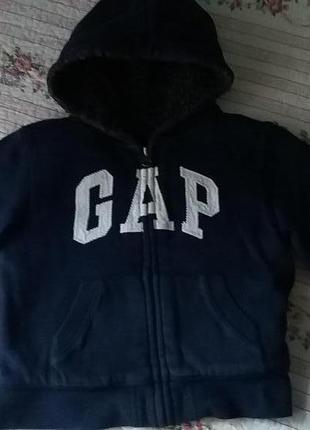 Толстовка від baby gap 2г 92см підкладка з штучного хутра