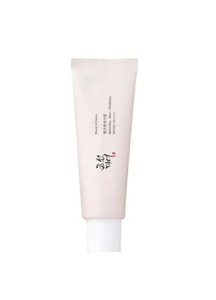 Сонцезахисний крем із пробіотиками beauty of joseon relief sun rice probiotics spf50+/pa++++ - 50мл