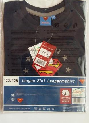 Реглан superman (германия), размер 122-1284 фото
