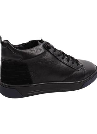 Ботинки мужские cosottinni черные натуральная кожа4 фото