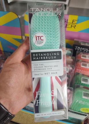 Гребінець tangle teezer the wet detangler mini sea green2 фото