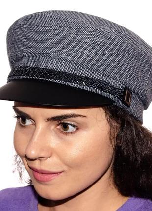 Кепка с козырьком женская осенняя sofi jkh20522 синий