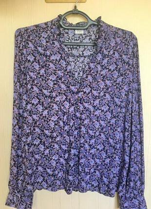 Блузка віскоза в квітковий принт