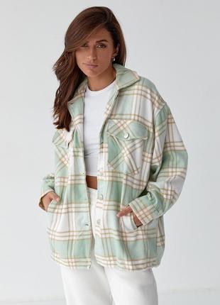 Тепла сорочка в клітку рубашка