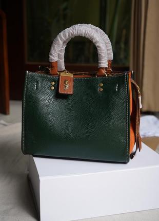 Coach rogue 25 in colorblock - amazon green multi c5575