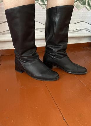 Шкіряні сапожки