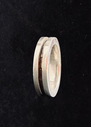 Серебряное кольцо серебро ручной работы в авангардном стиле винтаж авангардный2 фото