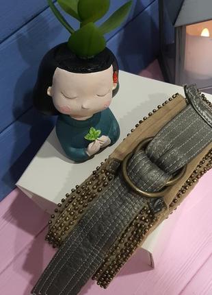 Пояс расшитый бисером  bandolera в стиле бохо и этно,