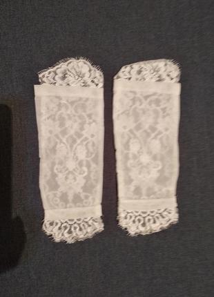 Свадебные перчатки3 фото