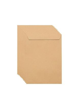 Набор конвертов 10 шт united office - коричневый li-113679