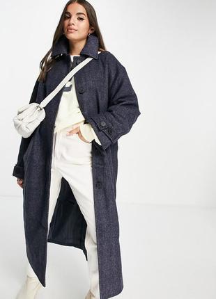 Пальто asos design oversized boyfriend1 фото