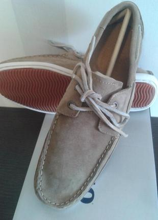 Мужские замшевые топсайдеры sebago canton suede boat shoes2 фото