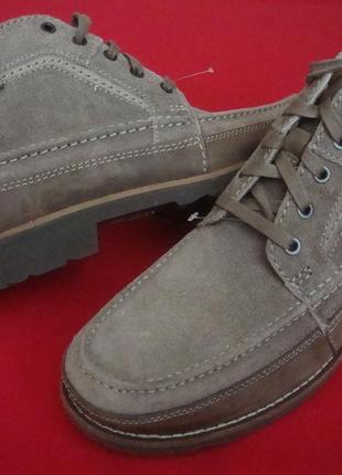 Ботинки clarks оригинал натур кожа 42-43 размер