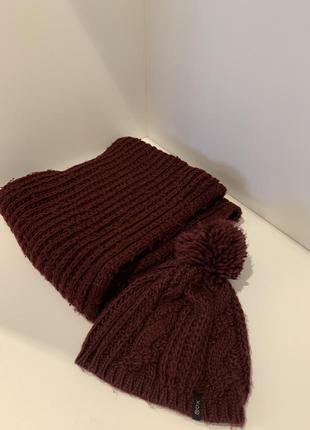 Комплект шапка і шарф-хомут house