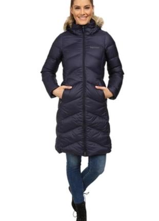 Новое marmot длинное пуховое пальто (оригинал). зимова парка куртка женская woolrich canada7 фото
