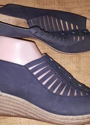 41р-27 см кожа босоножки rieker antistress