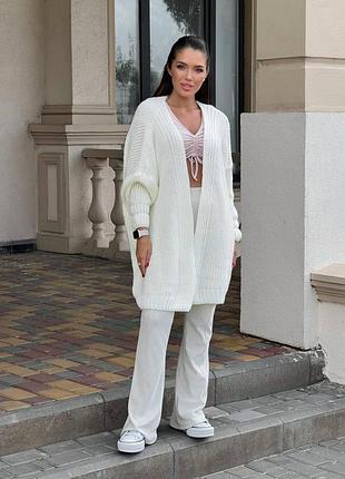 Кардиган вязаный