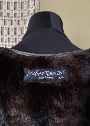 Yves saint laurent утеплювач для плаща та пальта ♥️ також можна носити як самостійну желетку 🌺2 фото