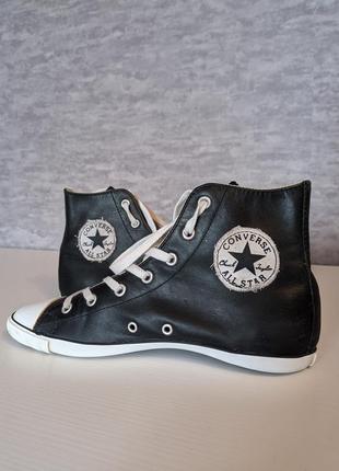 Кожаные кеды converse2 фото