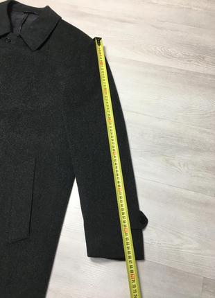 Premium italy 🇮🇹 брендовое мужское шерстяное серое пальто кашемир canali как kiton brioni6 фото