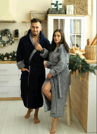 Махровий халат туреччина довгий халат плюшевий халат довгий халат жіночий халат сірий халат 💥 довгий халат теплий халат