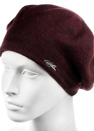 Берет шерстяной atrics wh660 бордовый