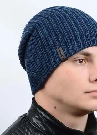 Мужские шапки alex al17035 джинс