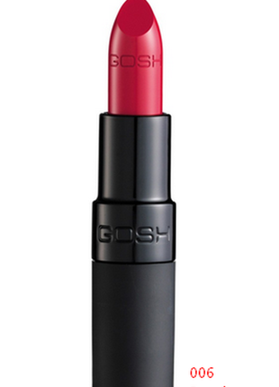 Помада ждя губ от gosh velvet touch matt lipstick