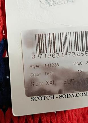 Чоловічий в'язаний джемпер бавовна scotch&soda голландія8 фото