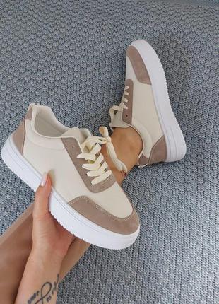 Жіночі кросівки sneakers beige white

женские кроссовки6 фото