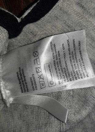 Мужская серая кофта h&m с капюшоном 8