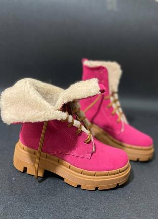 Теплые ботинки ручной работы зима/ деми, цвет на выбор5 фото