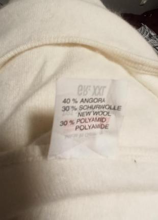Немецкая теплая ангоровая шерстяная футболка, туника термобелье mit angora