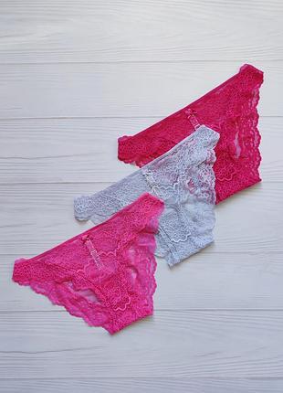 Кружевные люксовые трусики victoria's secret оригинал