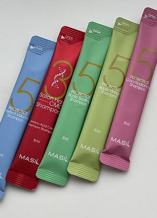 Шампуні masil 5 probiotics shampoo, 8 мл