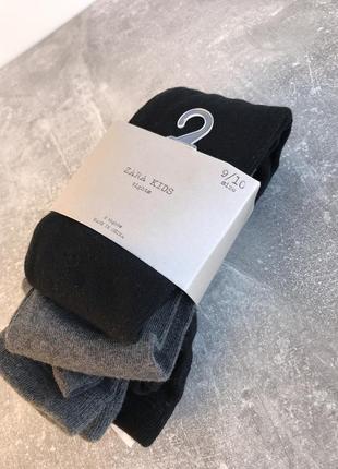Zara ковготи колготки колготы набор 2 шт комплект