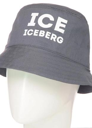 Панама мужская летняя коттоновая брендовая iceberg pn17006 серый