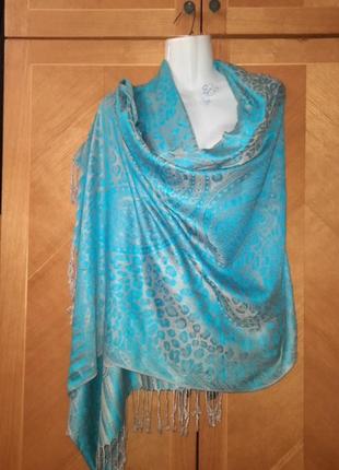 Шовк + кашемір розкішний палантін великий шарф fringe istambul pachmina2 фото