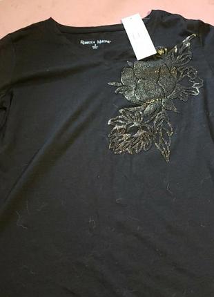 Лонгслів футболка з рукавом 3/4 розмір 36