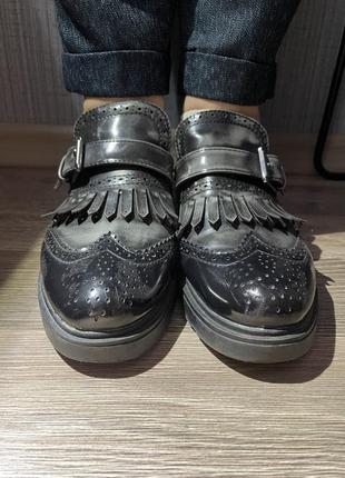 Туфлі броги лофери2 фото